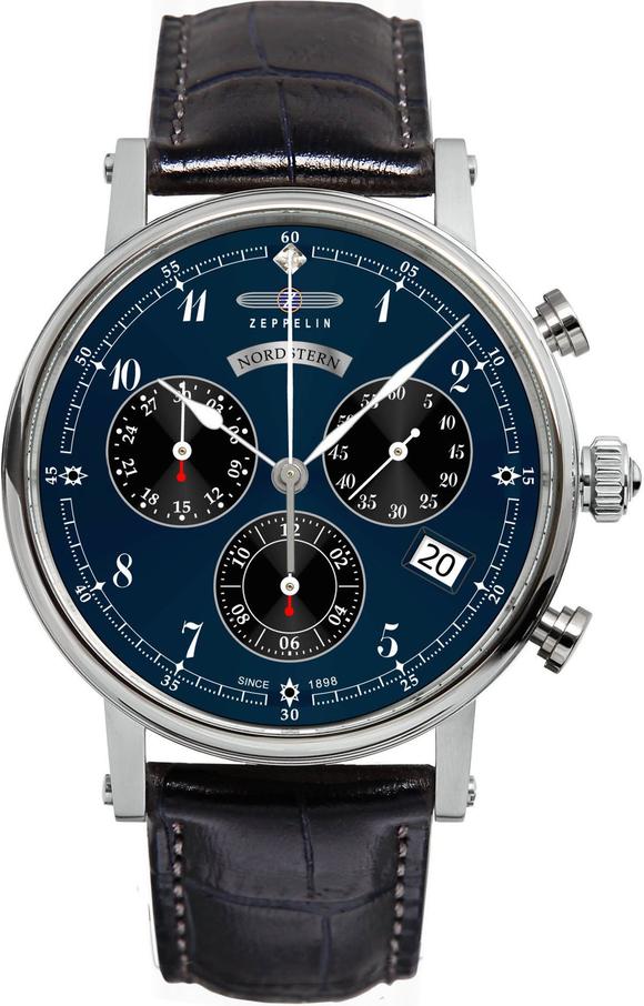 ZEPPELIN CHRONOGRAPHE QUARTZ  34 MM 7577-3